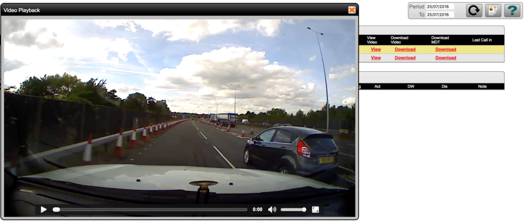 Fleet Dash Cams - Video File
