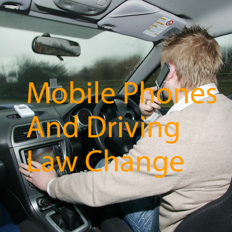 Mobile Phones and Driving law change