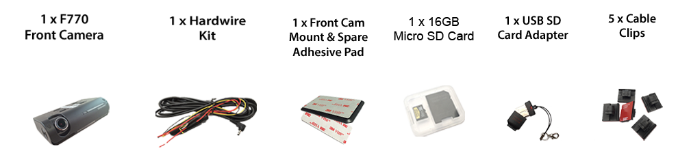 F770-1Ch Box Contents